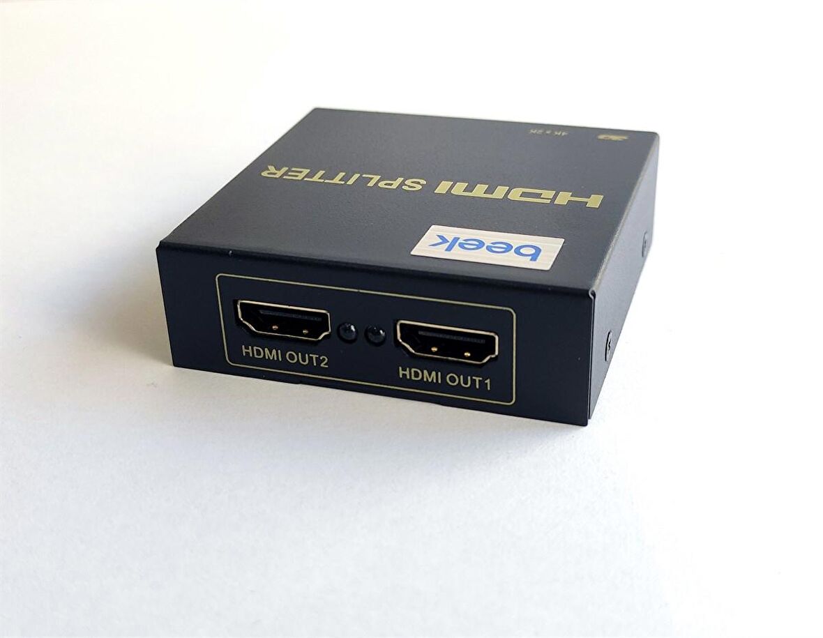 Beek 2 Port 4K HDMI Video Çoklayıcı, 3840 x 2160 piksel çözünürlük, HDMI 1.4, HDCP 1.4, USB güç kablosu dahil