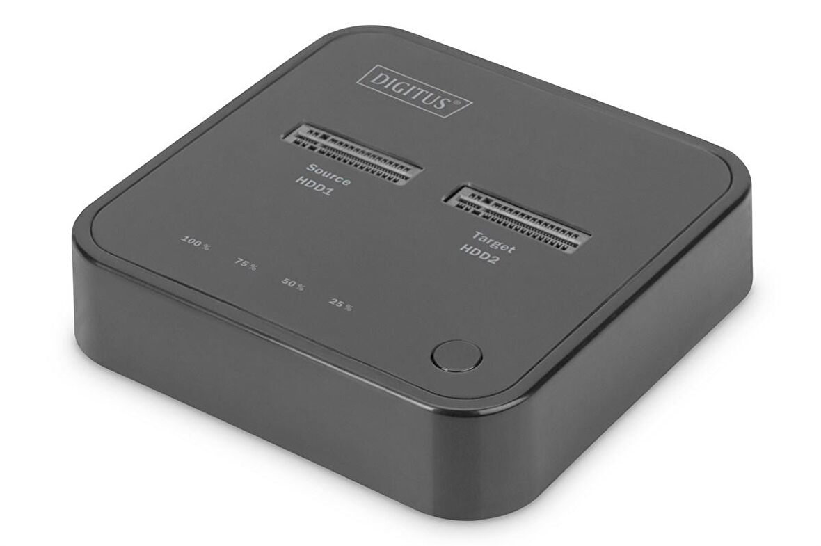 Digitus Çift Yuvalı M.2 NVME SSD&#039;ler için Docking Station, Çevrimdışı Klonlama Özelliği, Bağlantı USB-C
Digitus Dual M.2 NVME SSD Docking Station With Offline Clone Function, USB-C