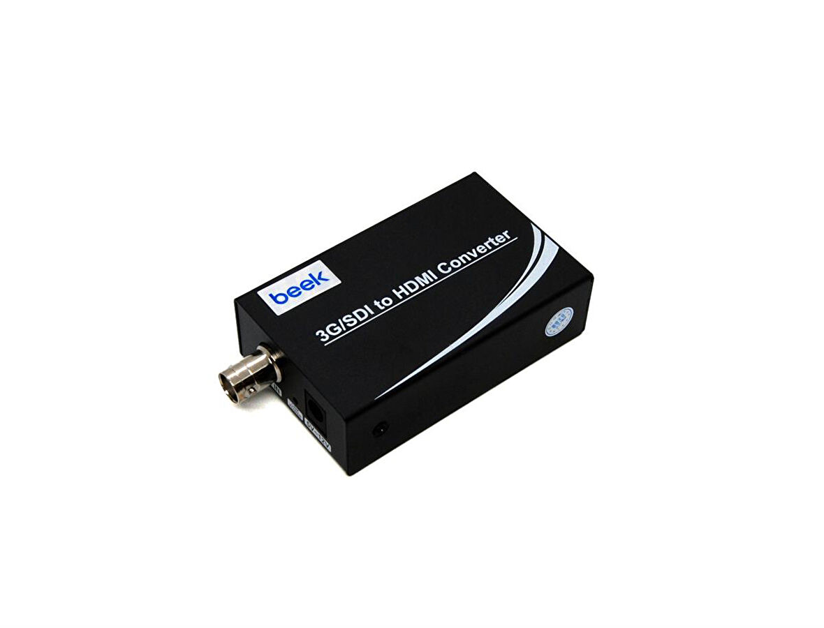 Beek 3G/SDI  HDMI Çevirici
Beek 3G/SDI to HDMI Converter
3G SDI Giriş
HDMI Çıkış
HDMI 1.3
HDCP 1.4 uyumlu
1080P