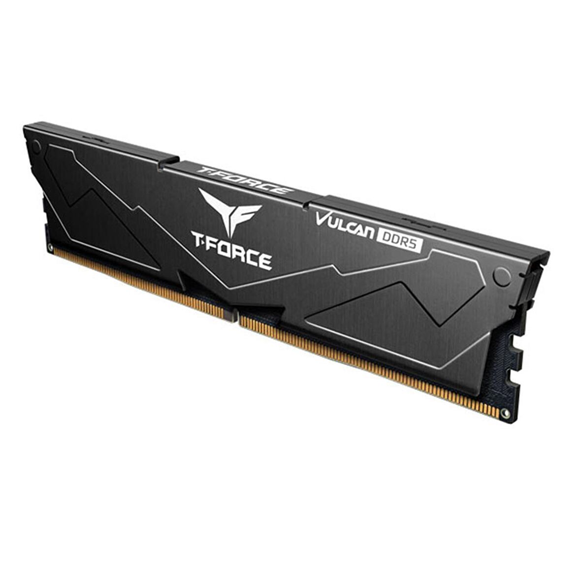 Team T-Force Vulcan Black 32GB(2x16GB) 6400Mhz DDR5 CL40 Gaming Ram (FLBD532G6400HC40BDC01) 