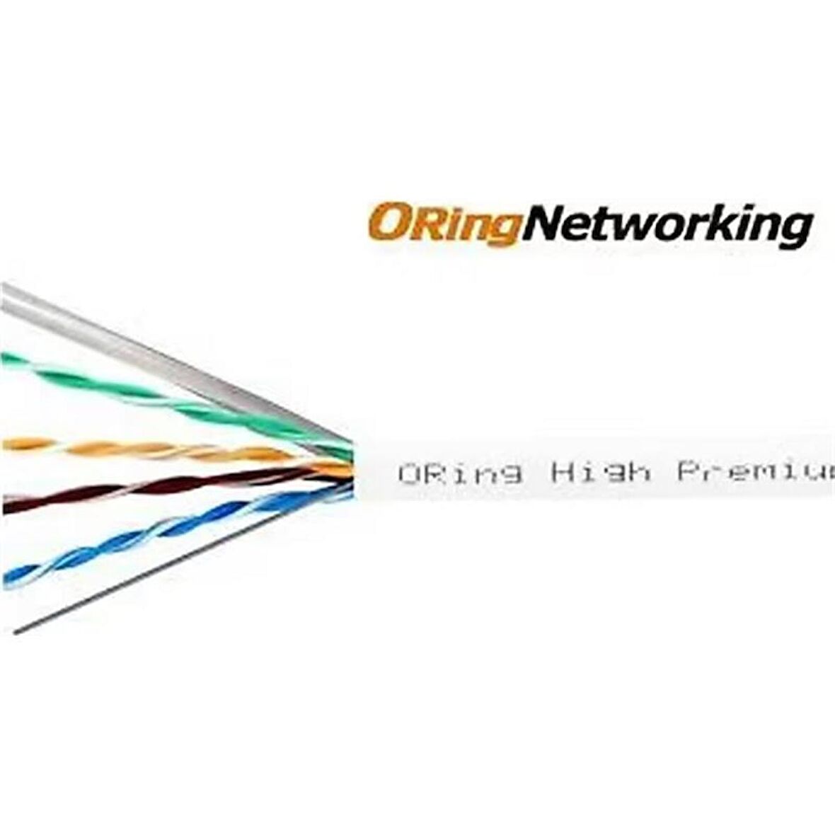 ORING RW-U0605WH U/UTP CAT6 23AWG LSZH 250MHZ 500 METRE BAKIR NETWORK KABLOSU