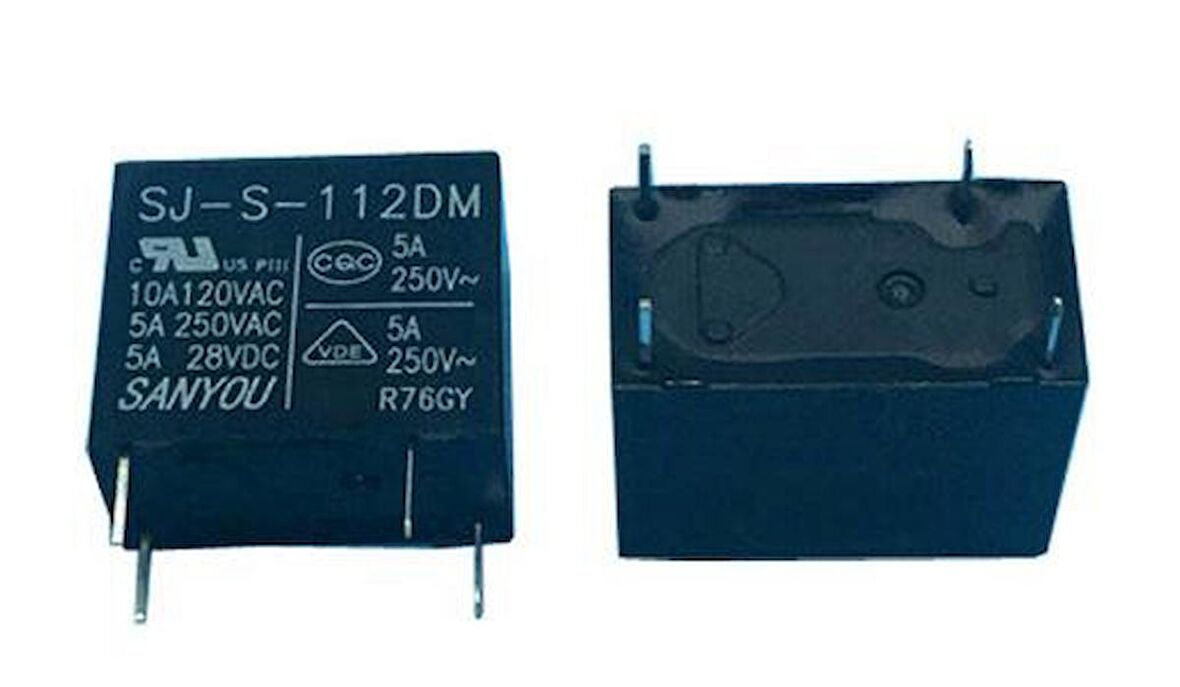 SJ-S-112DM 4 BACAK 5A 25OVAC RÖLE