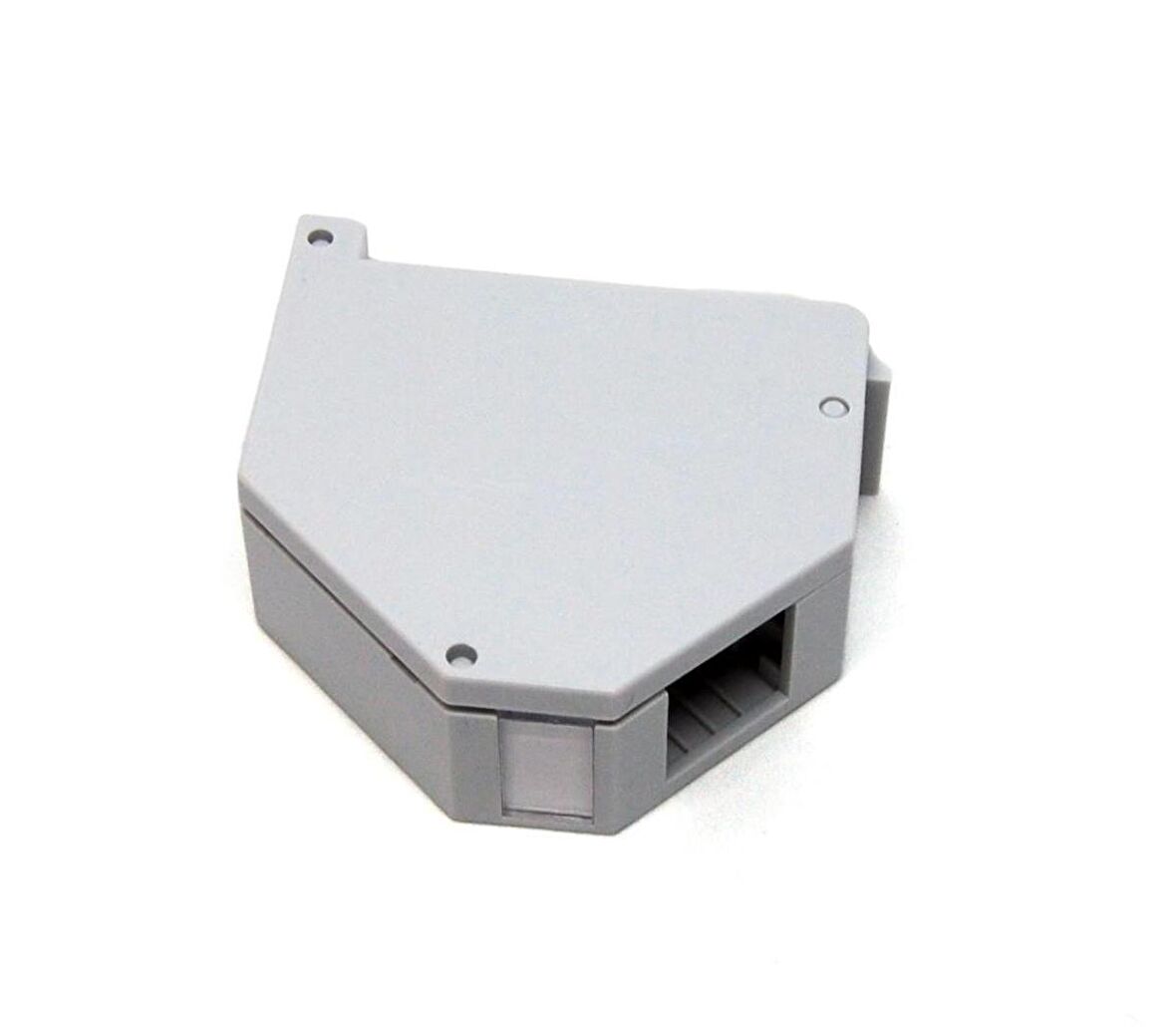 Beek DIN-Ray için Keystone Muhafazası, 1 x Keystone için DIN-Ray Adaptörü, Etiket bölümü, Topraklama yayı, Yan kapak
Beek Keystone Housing for DIN-Rail mounting, DIN-Rail adapter for 1 x Keystone,  Labeling field, Earthing spring, Side cove