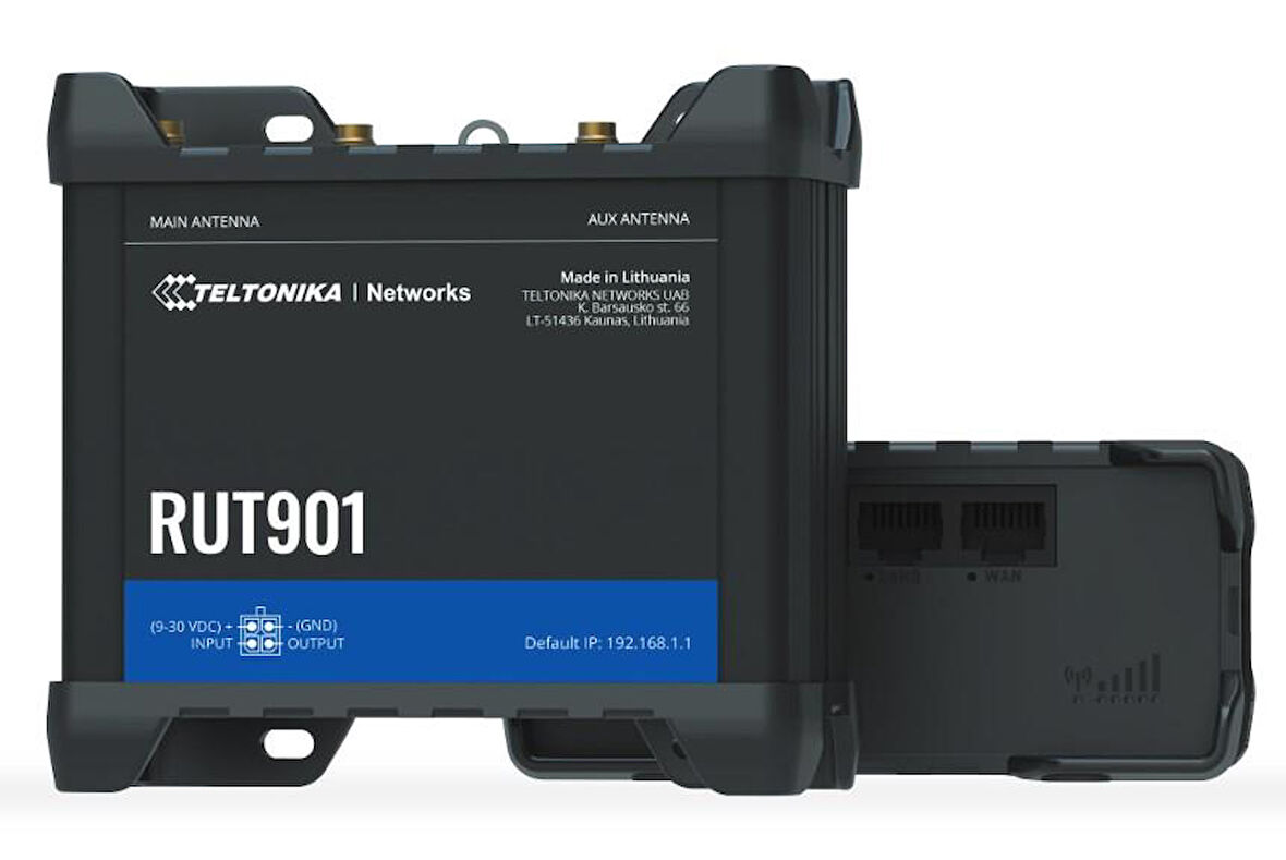 Industrial Cellular Router
4G (LTE) Endüstriyel Router
- Cat 4 (150/50 Mbps)
- 2x SIM kart yuvası, 1x Radyo
- 4x 10/100TX Ethernet
- 802.11b/g/n 2.4GHz Wi-Fi (2x2 Anten)