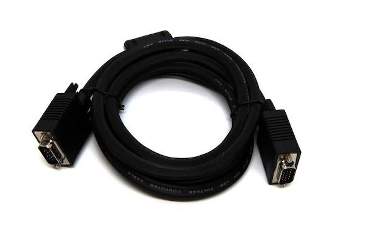 Beek VGA Monitör Kablosu, DSUB 15 erkek  DSUB 15 erkek, 10 metre, 3Coax/7C, AWG28, 2x ferrite filtreli, siyah renk
Beek VGA 10 mt cable M/M with Filter