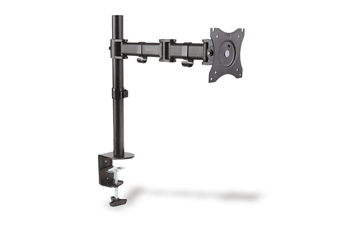 Digitus Tek Ekran Taşıyabilen Askı Aparatı, 15 - 27 inç TFT Ekran, Yukarı Aşağı Hareket 45 Derece, Dönüş Açısı 360 Derece, Maksimum Yük Kapasitesi 1 x 8kg, VESA 100 x 100mm
Digitus Universal Single Monitor Clamp Mount, 15-27&quot;, black max. lo