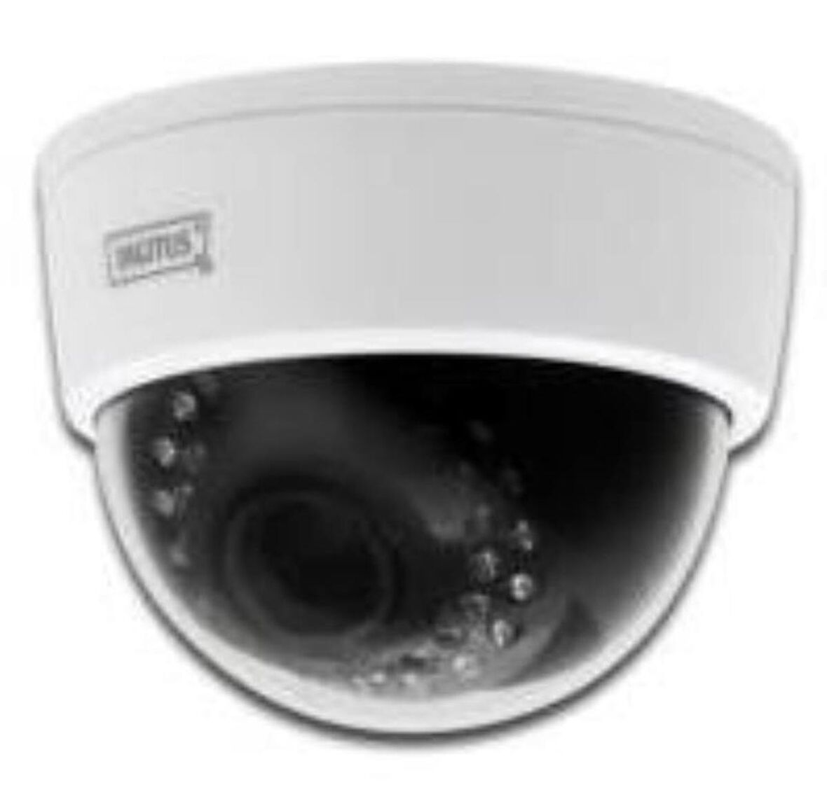 Digitus Plug &amp; View OptiDome, Wireless 11n, 1600 x 1200 Piksel, 2 Megapiksel, H.264, Gece &amp; Gündüz İç Mekan Dome Tipi IP Kamera, Infrared özellik, Dahili 2GB hafıza, Hafıza kapasitesi genişletilebilir, Digitus Plug &amp; View app desteği