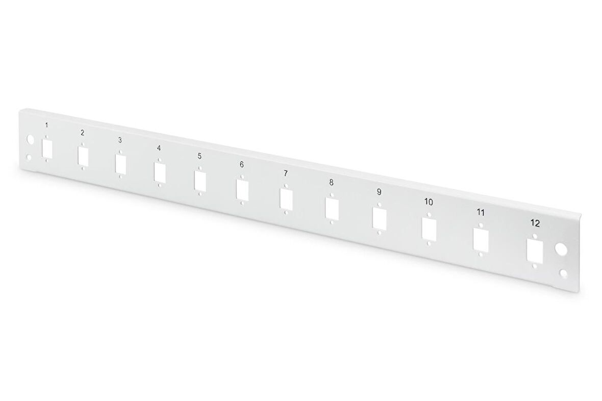 Digitus DN-96200-QL Sürgülü Boş Fiber Optik Sonlandırma Kutusu için Ön Panel, Kilit Mekanizmalı, 12 x LC Duplex SC Simplex, E2000 Simplex Dikey, 1U, Vernikli Çelik Sac, Gri Renk (RAL 7035)
Digitus Fiber Optic Splice Box Front Panel for DN-9