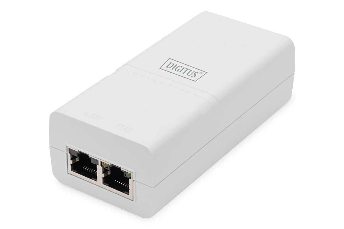 Digitus Gigabit Ethernet Aktif PoE+ Injektor, 802.3at, 30 W, beyaz renk
Digitus Gigabit Ethernet Active PoE+ Injektor, 802.3at, 30 W, white