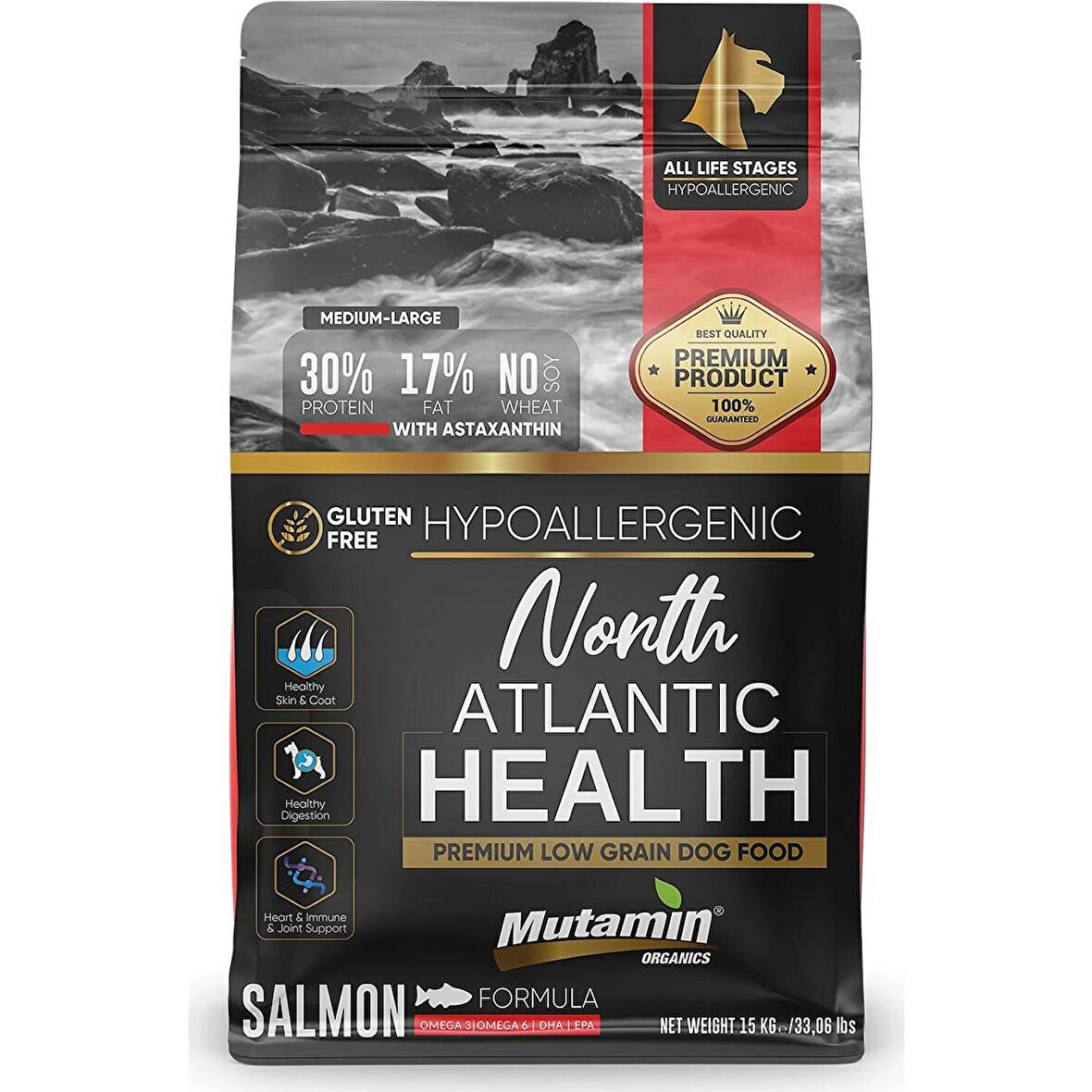 North Atlantic Health – Somonlu Köpek Maması 15 kg