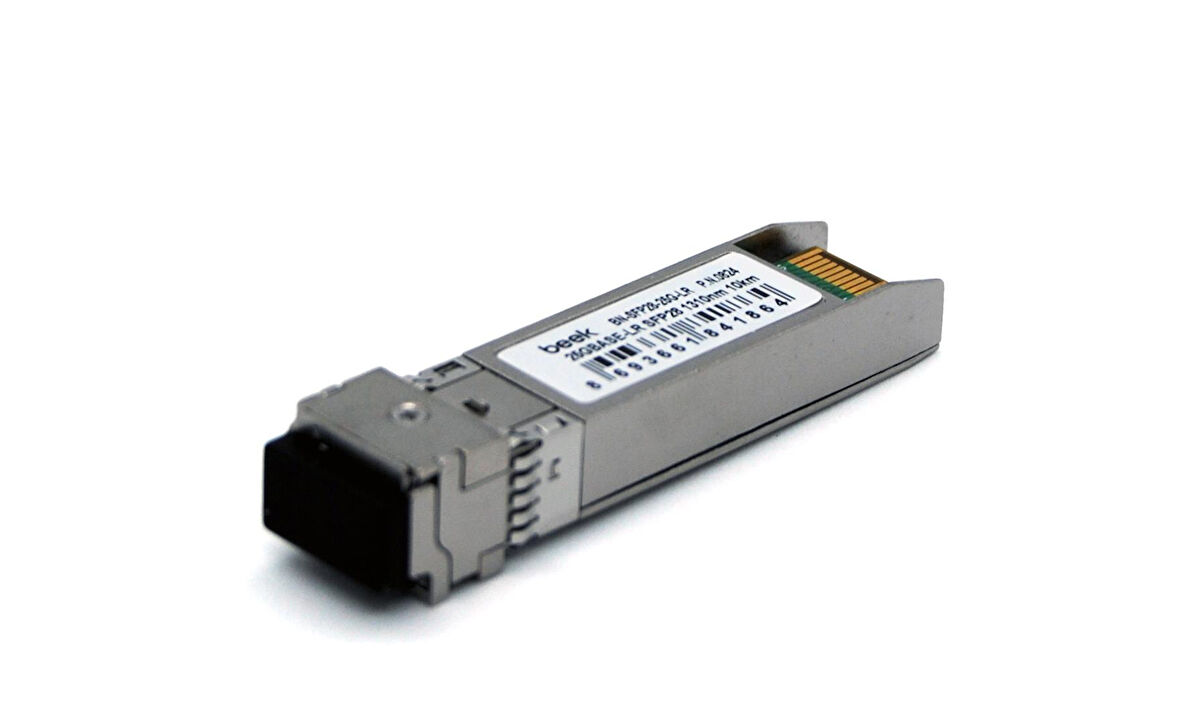 Beek 25GBASE-LR SFP28 Fiber Transceiver (Single mode, 1310nm, DDM, 0~70°C) - 10km
Beek 25GBASE-LR SFP28 Fiber Transceiver (Single mode, 1310nm, DDM, 0~70°C) - 10km