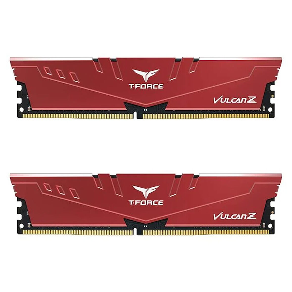 Team T-Force Vulcan Z Red 32GB (2x16GB) 3200MHz CL16 DDR4 Gaming Ram (TLZRD432G3200HC16FDC01)