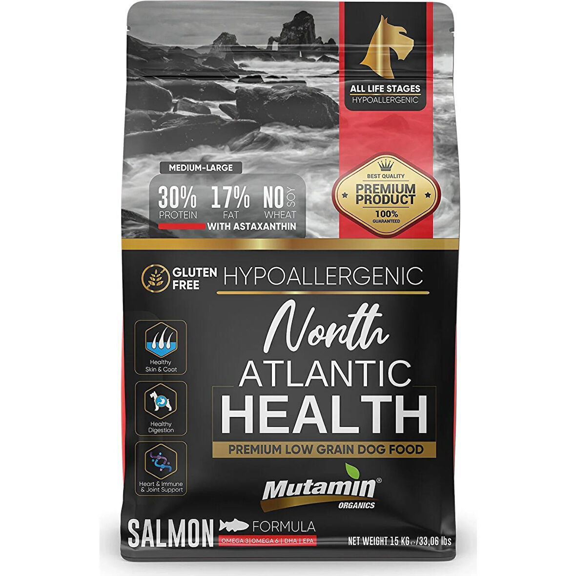 North Atlantic Health – Somonlu Köpek Maması 15 kg HB