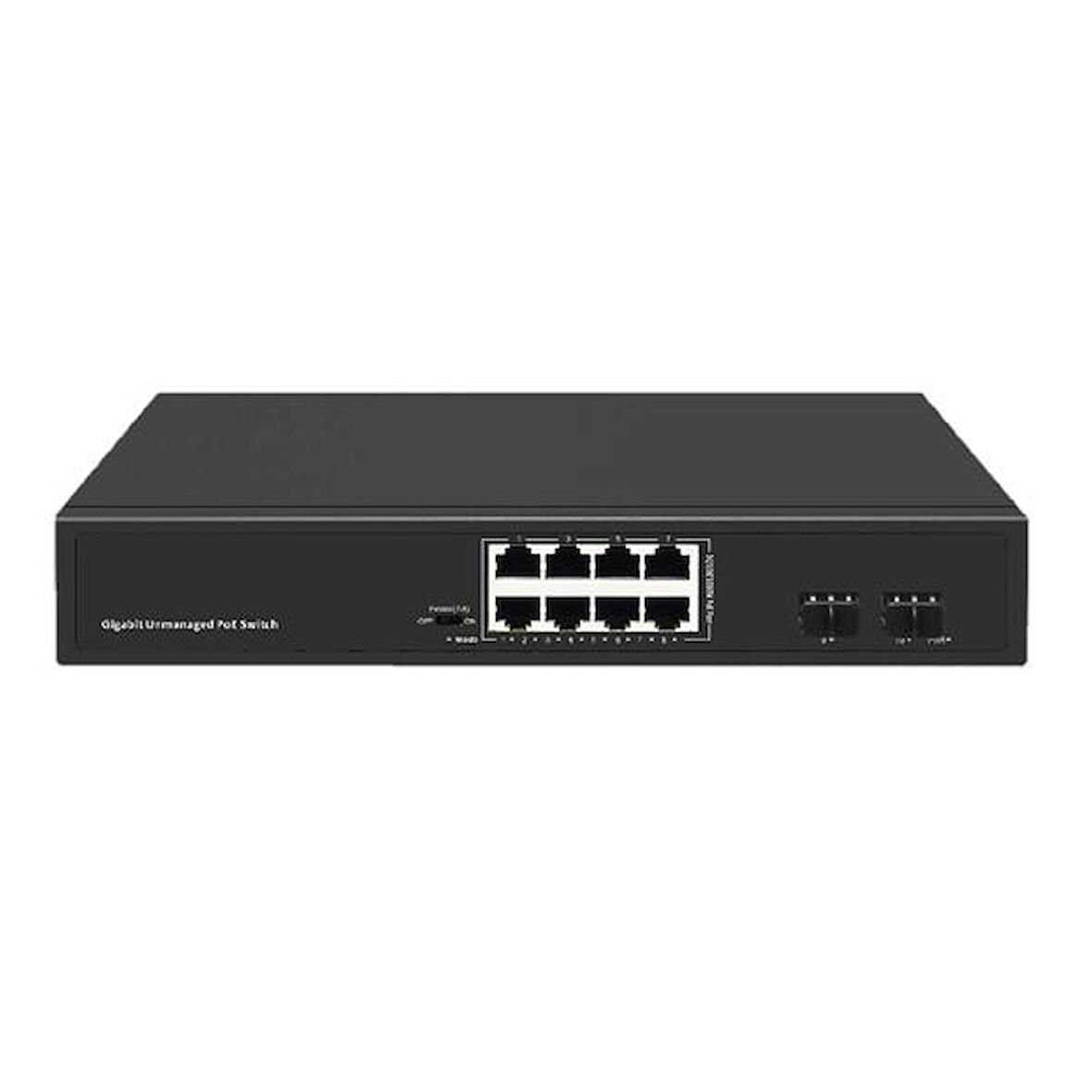 ODS 8port 120w FULL PoE 08ODS-8P2S GIGABIT 2X SFP Yönetilemez Switch