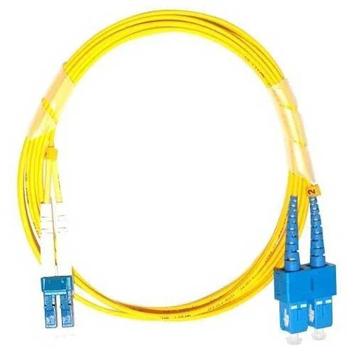 Erat E9dxsclc2d0020 Sc-Lc Duplex Sm 9/125 Patch Cord 2 Mt