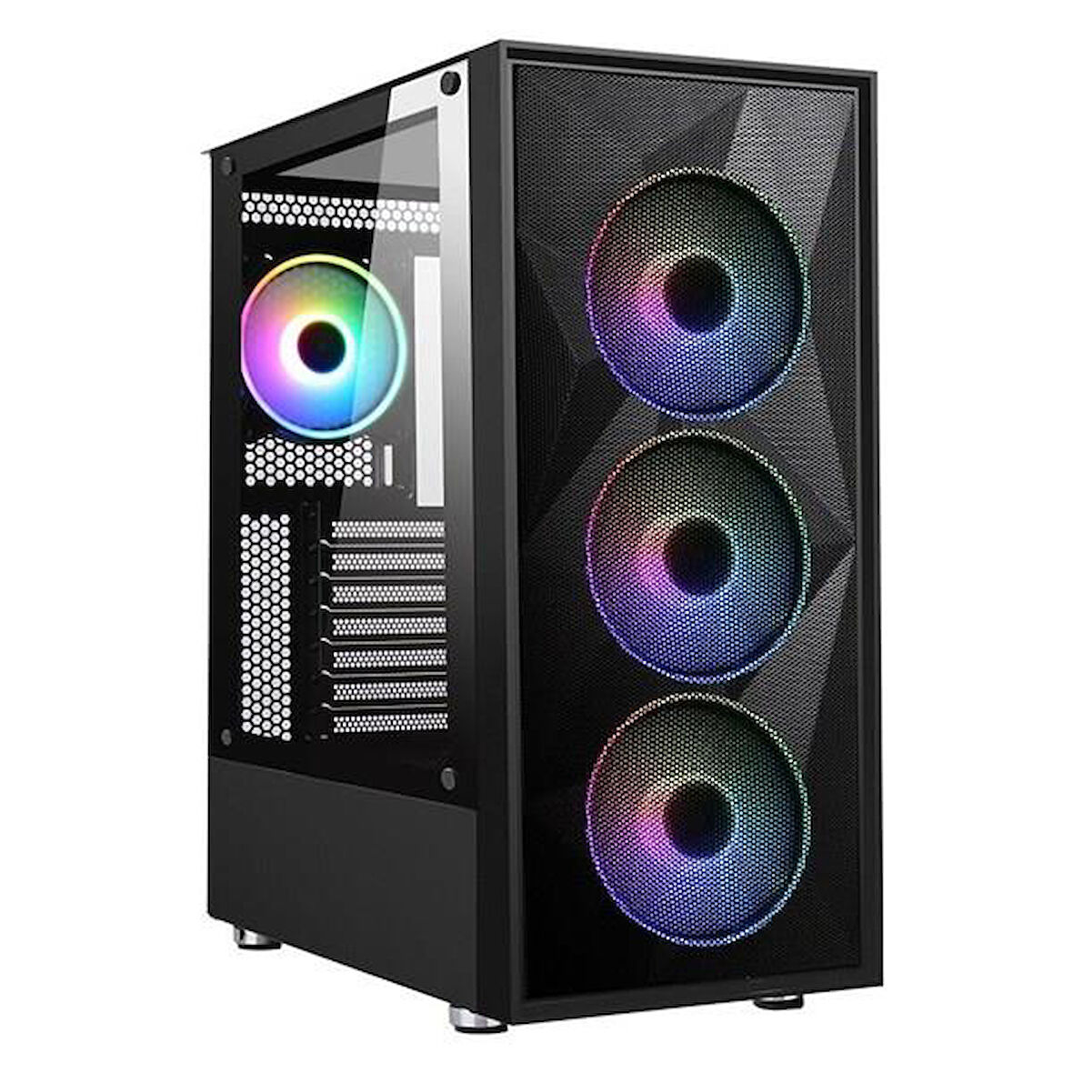 POWERBOOST  650W 80+ PB-P3509BB GAMING MID-TOWER PC KASASI