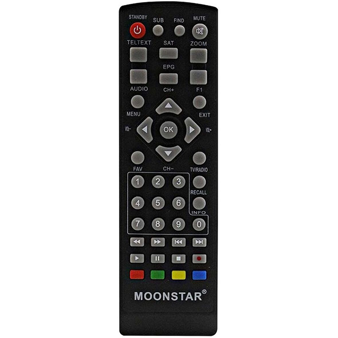 WEKO KR MOONSTAR DSR-6500 KEYKUBAT HD UYDU KUMANDASI (16671=11042)