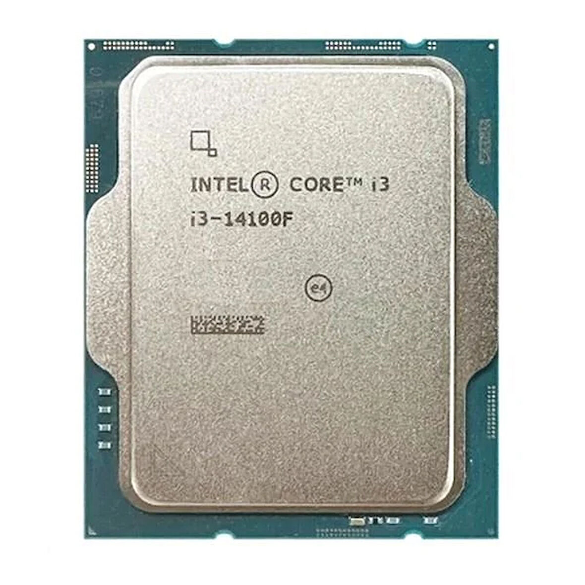 INTEL CORE i3 14100F 17MB 4çekirdekli VGA YOK 1700p 58w Kutusuz+Fansız