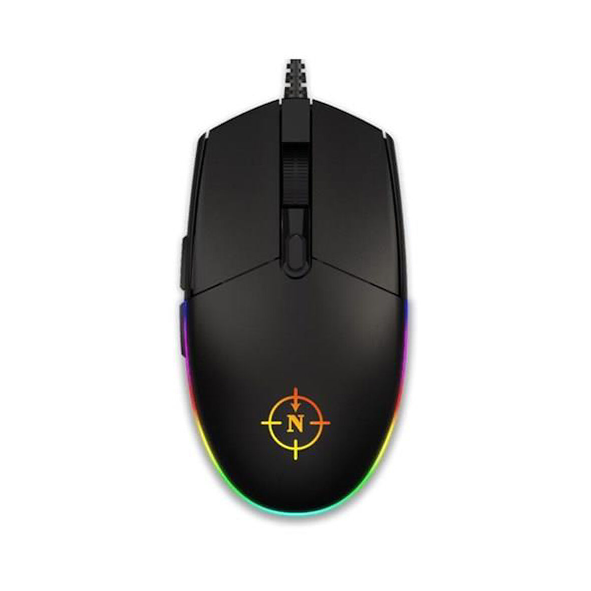 NORTH Combat 3200dpi Gaming Siyah Mouse RGB