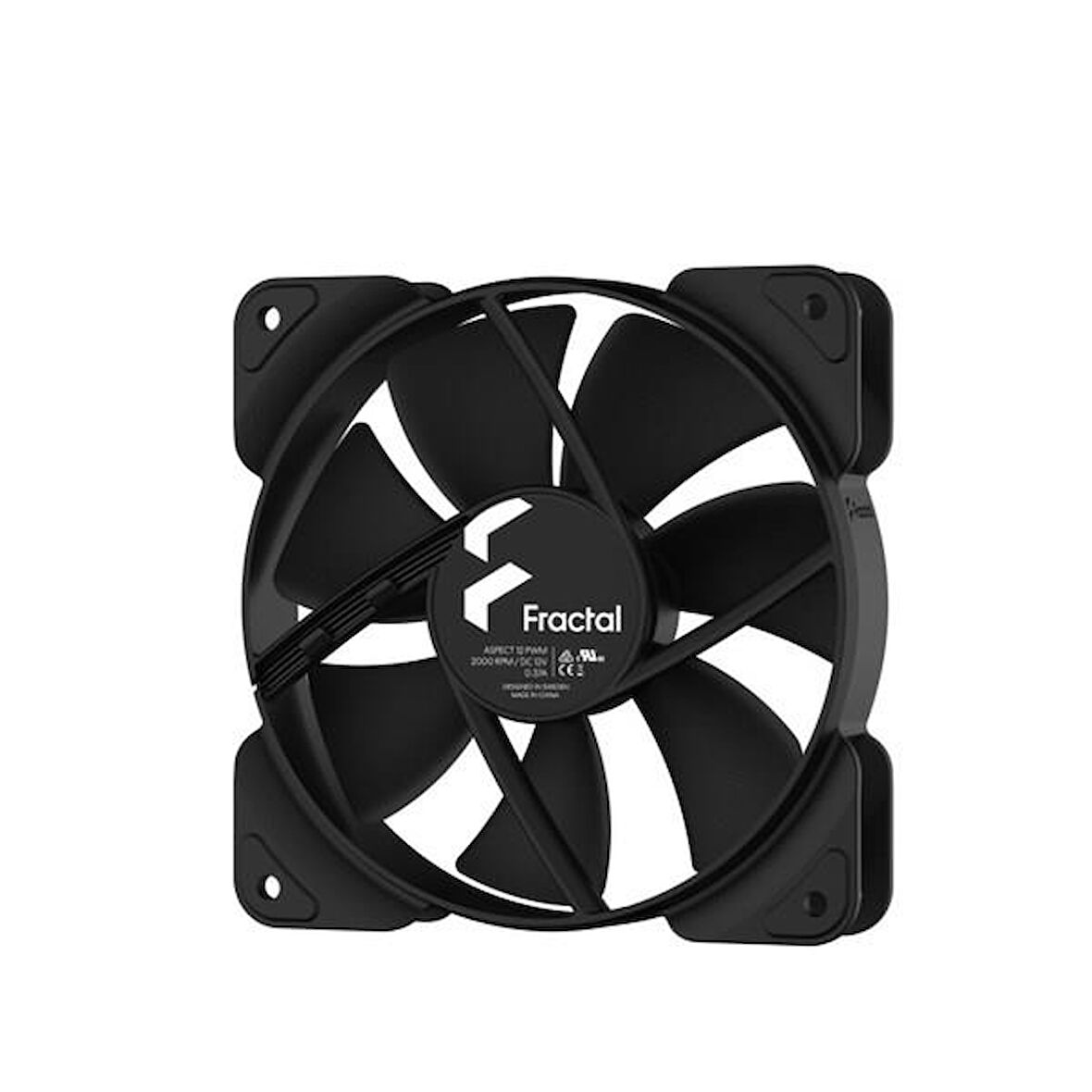 Fractal Design Aspect 12 PWM Black 56 CFM 2000RPM Kasa Fanı (FD-F-AS1-1203)