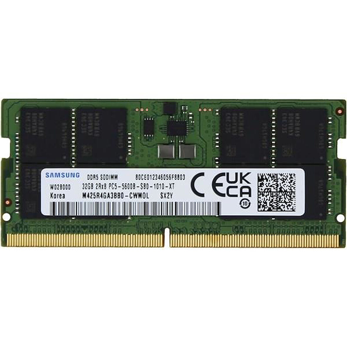 SAMSUNG 32GB DDR5 5600MHZ NOTEBOOK RAM VALUE M425R4GA3BB0-CWM