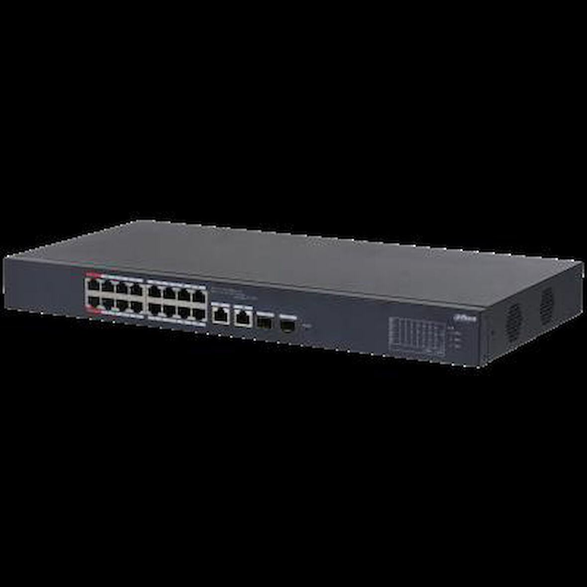 DAHUA CS4218-16ET-135 16 PORT16XFE-2XGE-2XGE/SFP YÖNETİLEBİLİR 135W POE SWİTCH