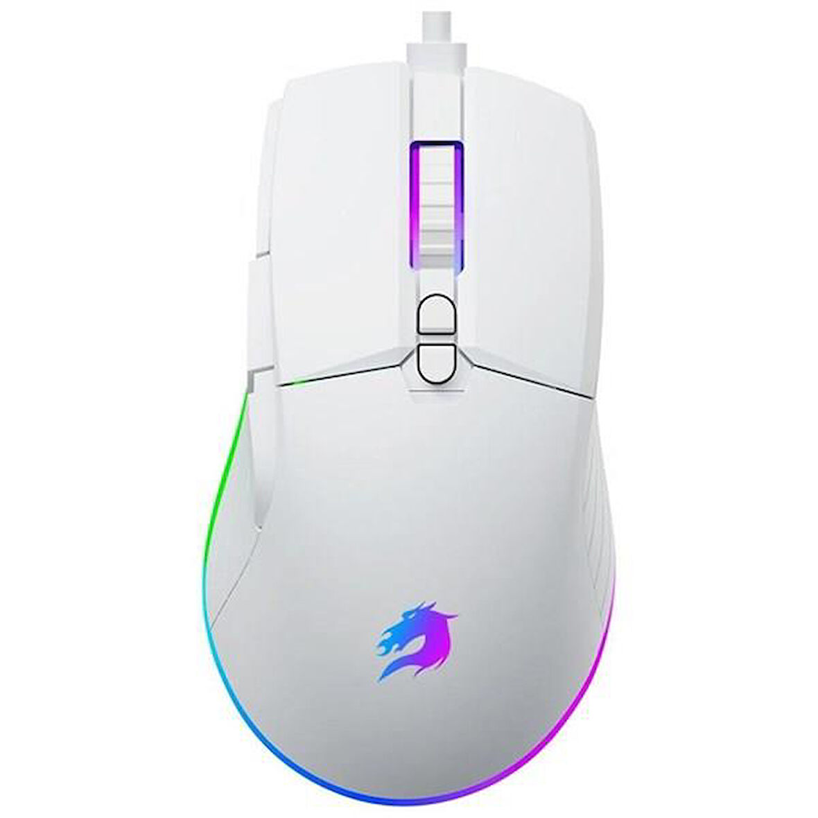 GameBooster M12 Vital RGB Aydınlatmalı Beyaz Profesyonel Gaming Mouse 12800dpi