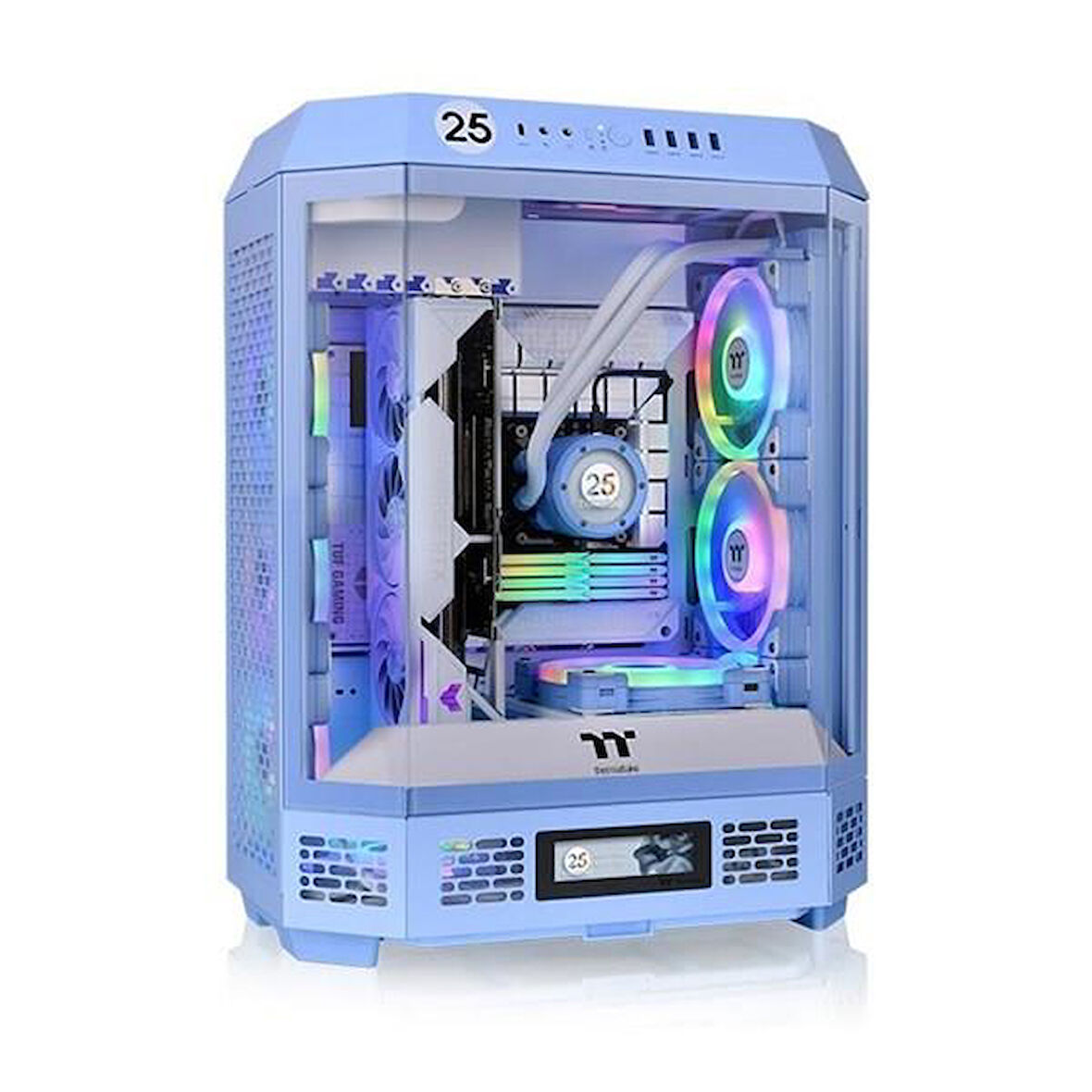 THERMALTAKE THE TOWER 600 TG CA-1Z1-00MFWN-00 GAMING MID-TOWER PC KASASI MAVİ