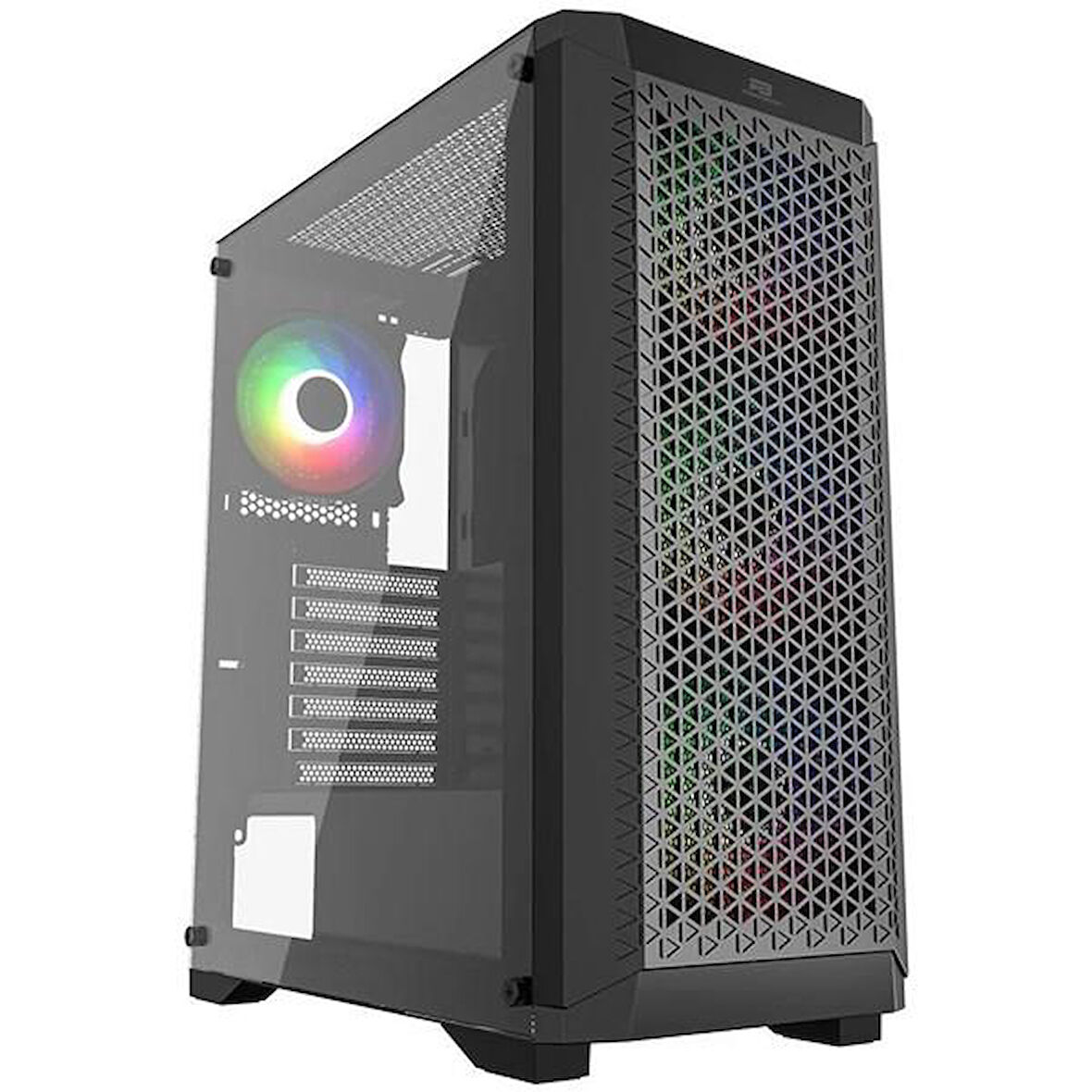 POWERBOOST 600W 80+ PB-PS5847B Gaming Mid-Tower PC Kasası