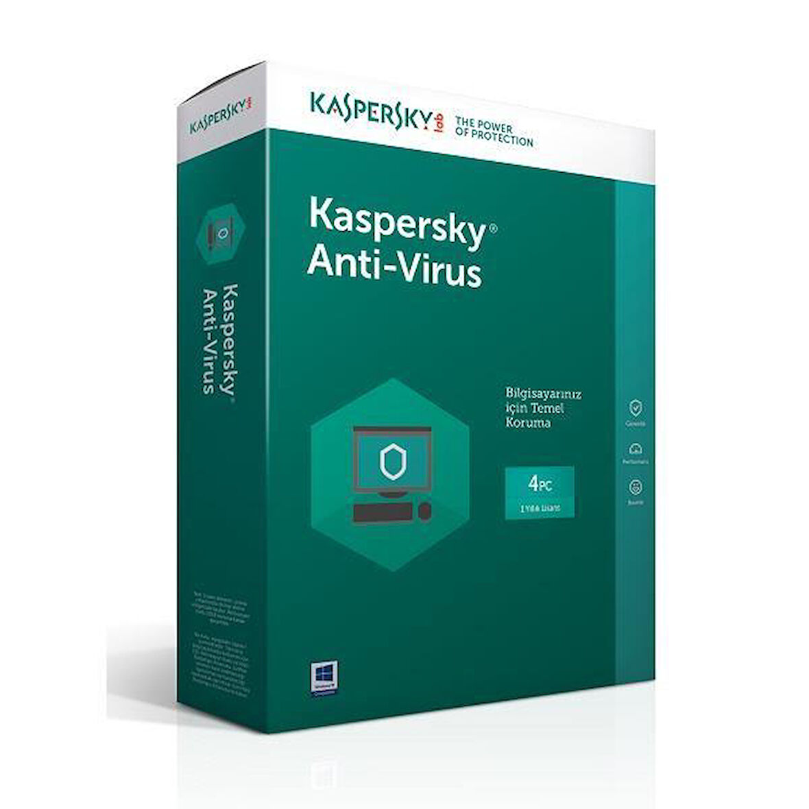 KASPERSKY Antivirüs Trk Kutu 1yıl 4kullanıcı