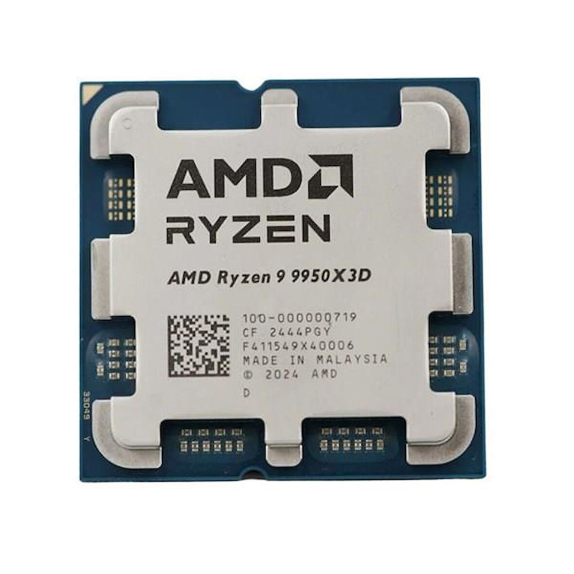 AMD RYZEN 9 9950X3D 144MB 16çekirdekli O/B UHD AM5 170w Kutusuz+Fansız