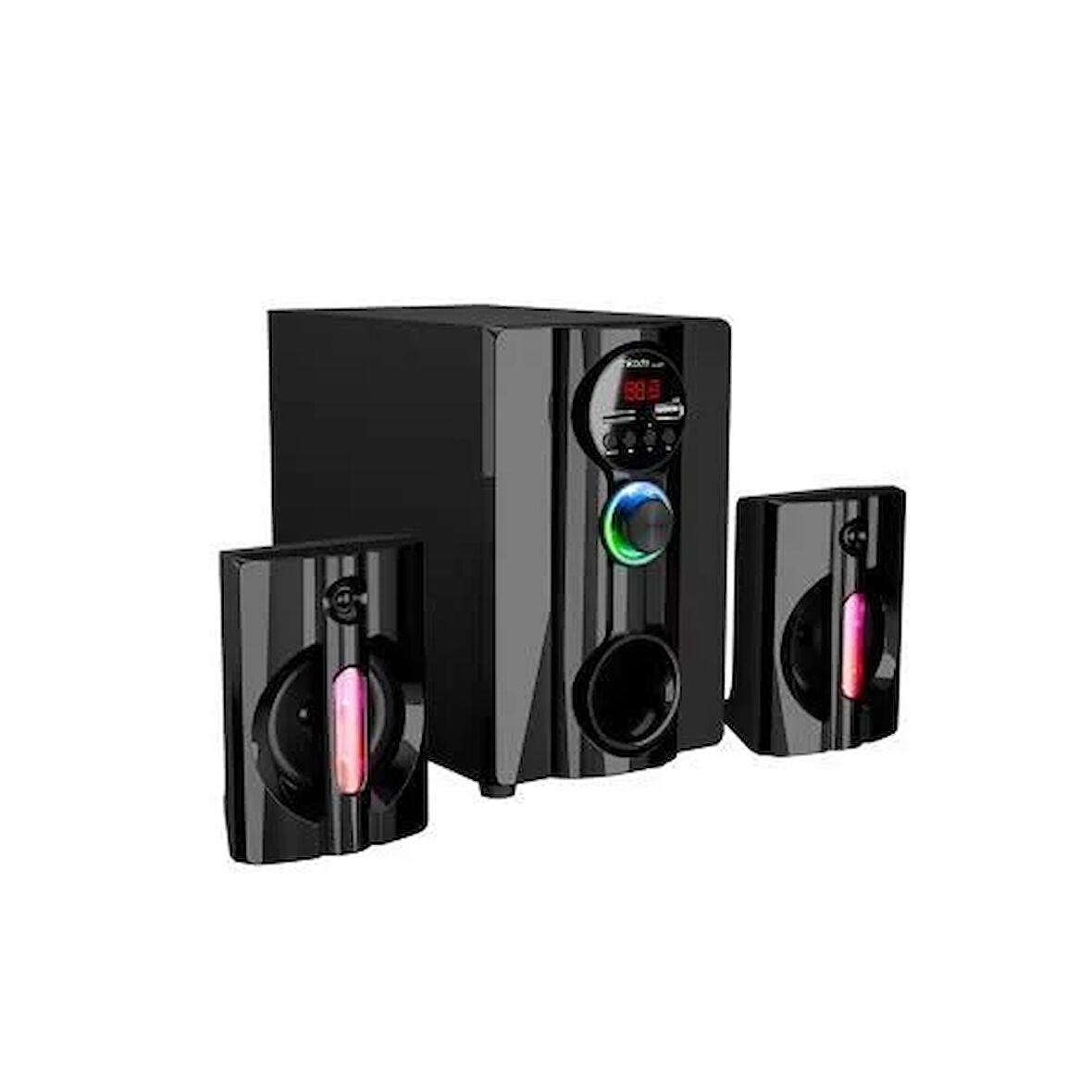 MIKADO MD-95BT 2+1 20W Siyah Multimedya FM/BT/SD/USB Speaker Hoparlör