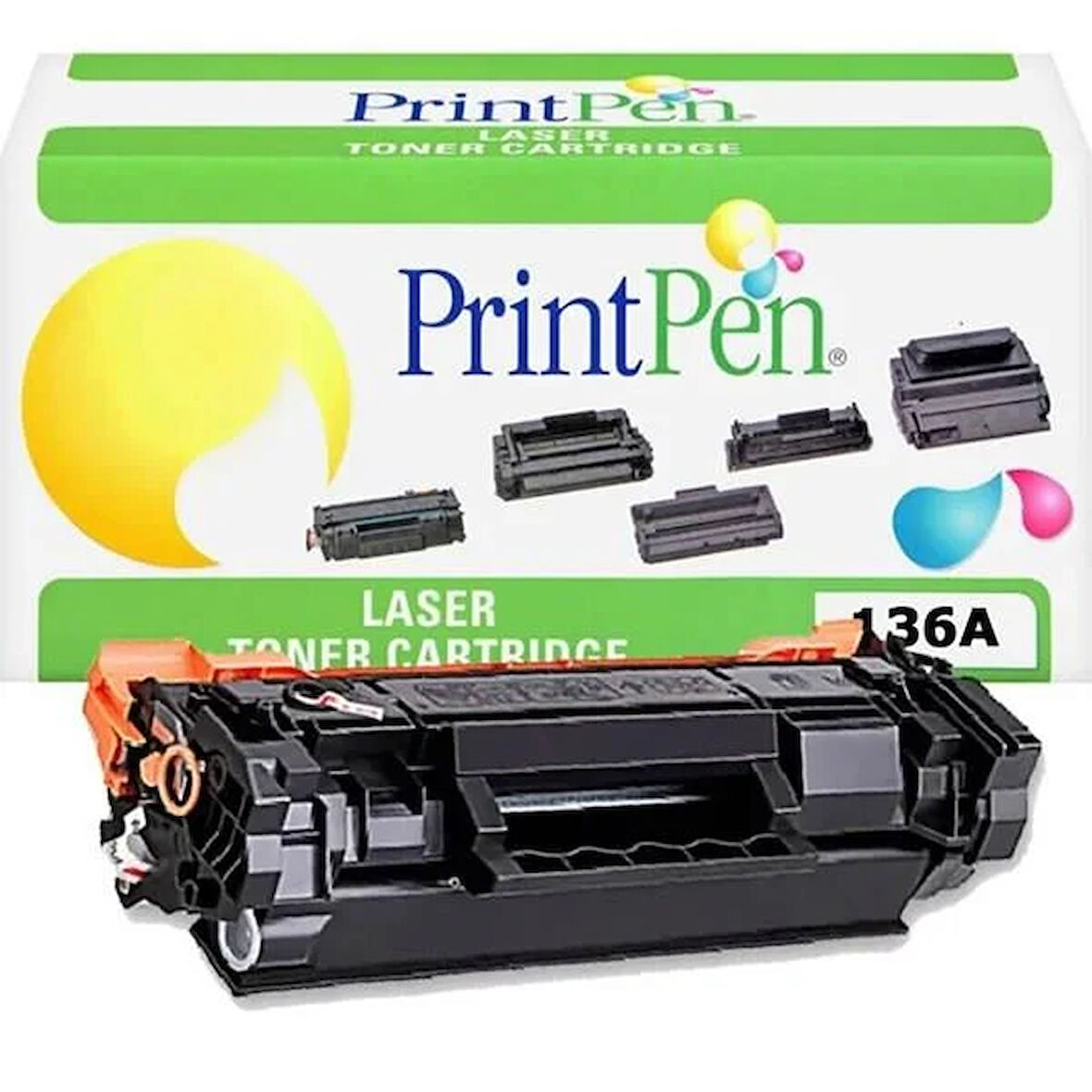 PRINTPEN HP W1360A (136A) Siyah Muadil Toner