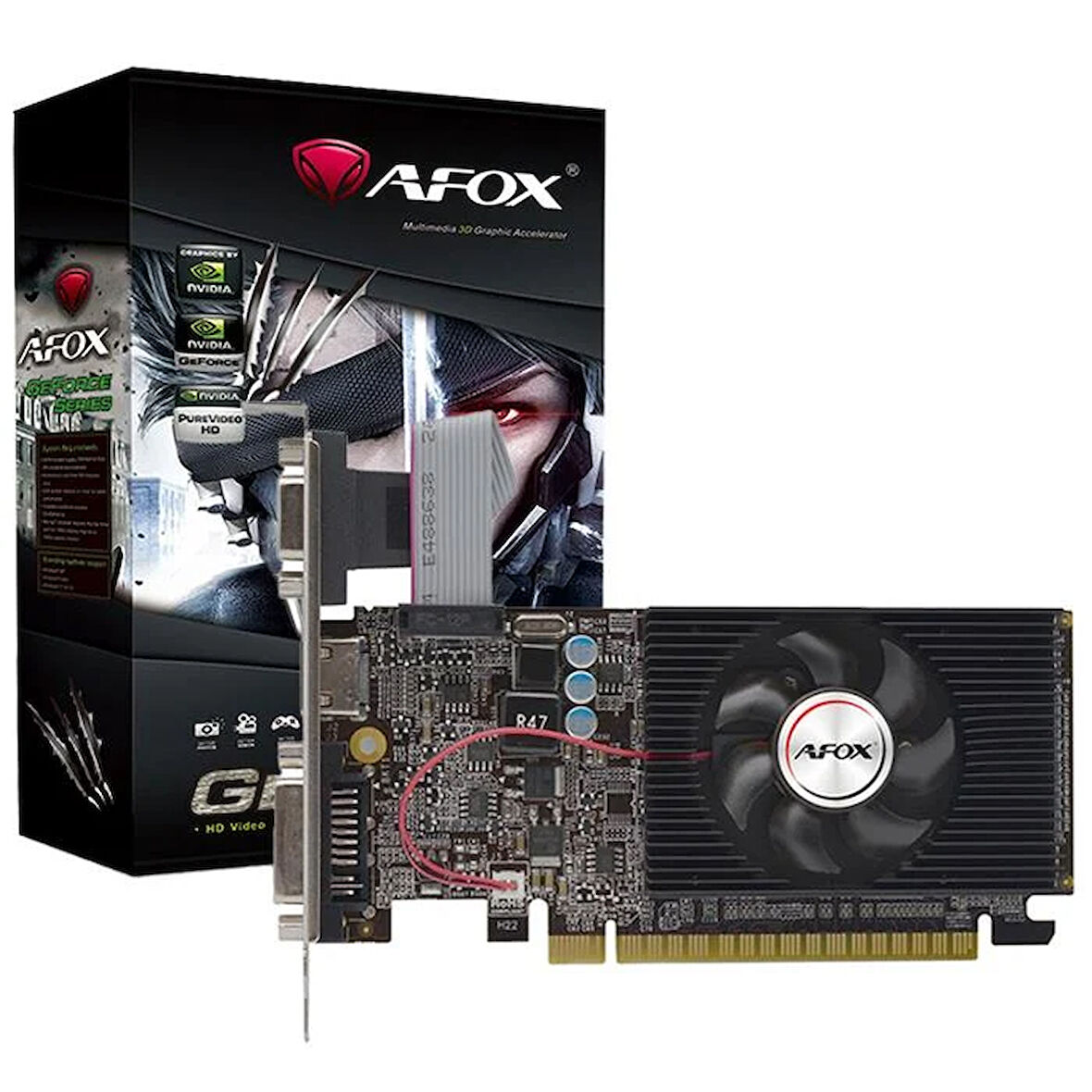 AFOX GEFORCE GT610 2GB DDR3 64 Bit (AF610-2048D3L5)