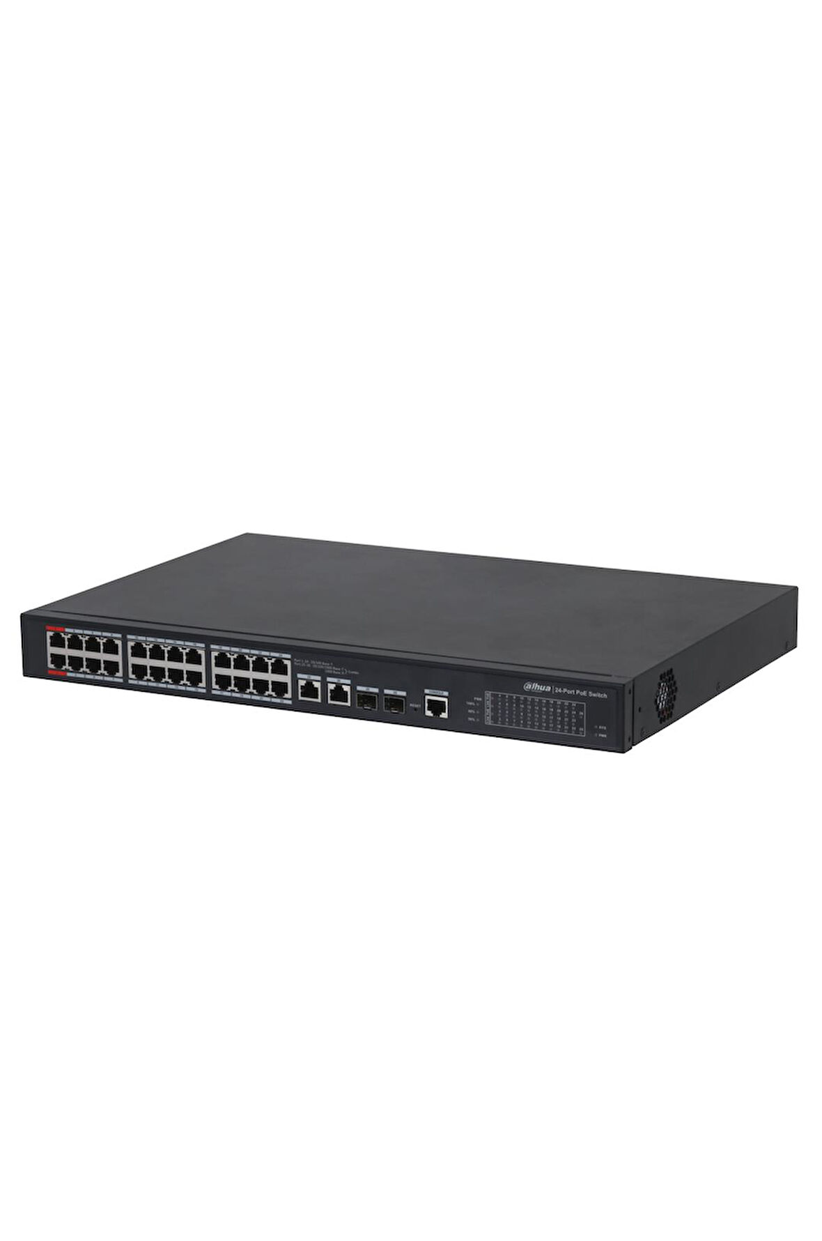Dahua 24 Port Yönetilebilir PoE Switch ( 24FE PoE +2 GE Combo )
