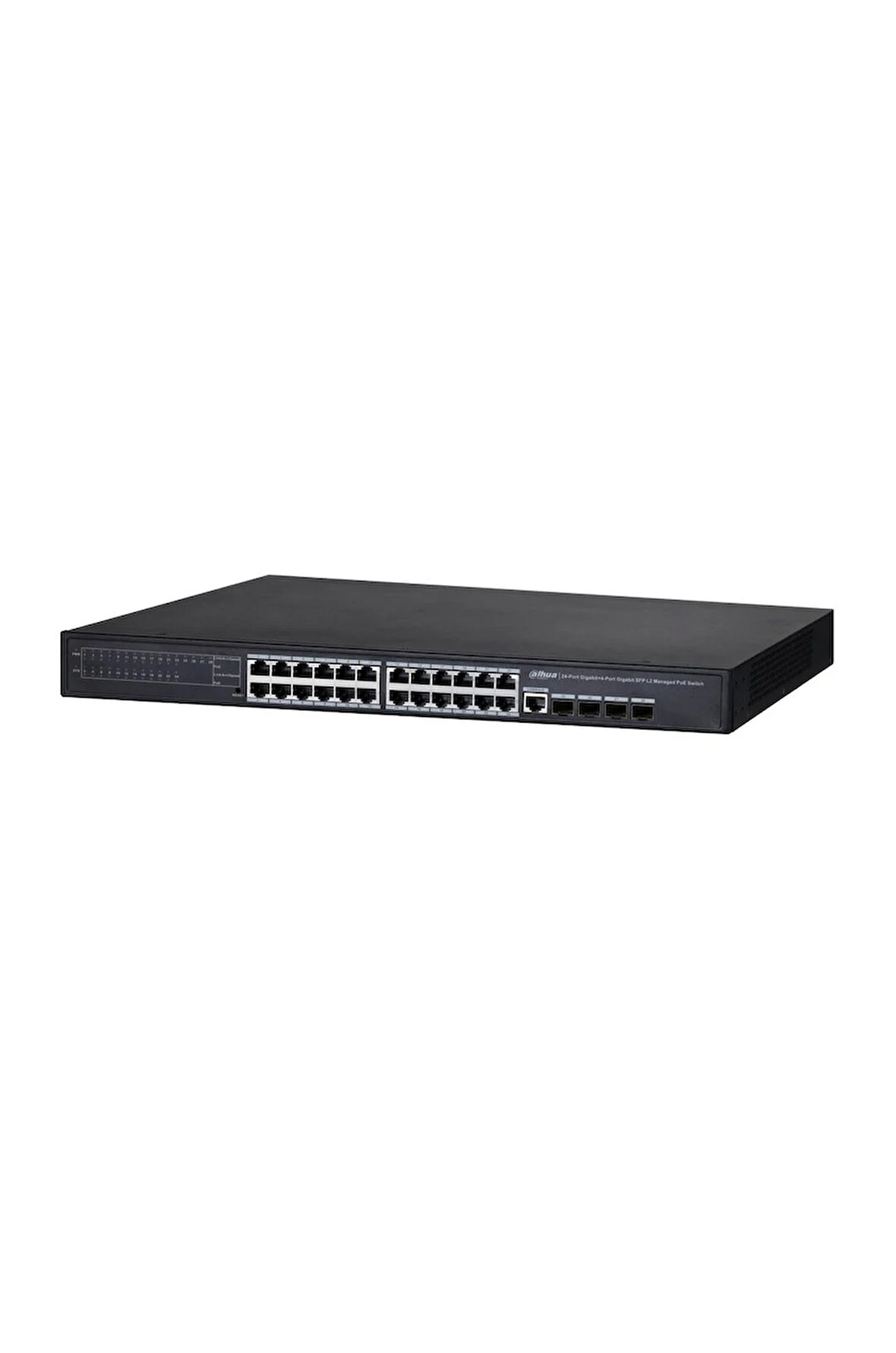 Dahua 24 Port Yönetilebilir Gigabit PoE Switch ( 24GE PoE+4 GE SFP )
