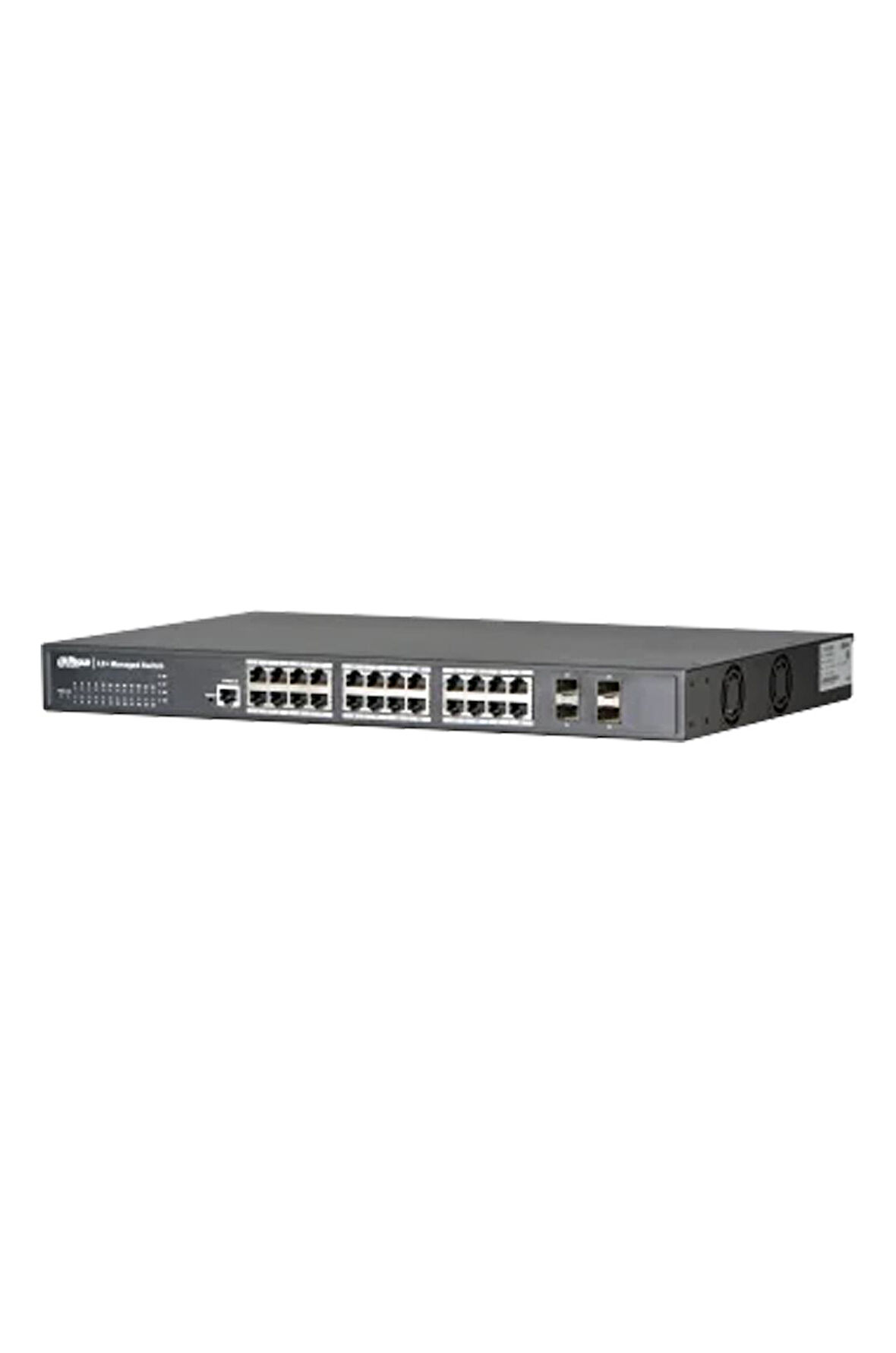 Dahua 20 Port L2+ Yönetilebilir Switch ( 20GE + 4GE Kombo SFP + 1 Konsol )
