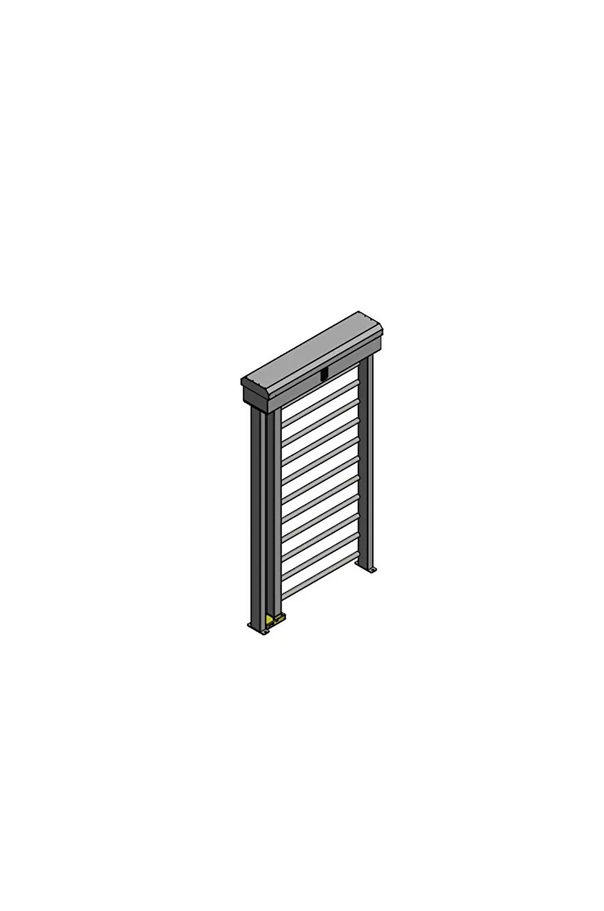 T2500D SWG Kapı Turnike Tamamı Paslanmaz (120 Kg) 
