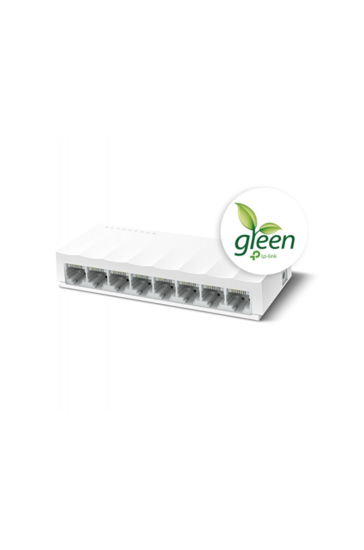 TP-LINK LS1008, Green Tech, 8 Port, MegaBit, Yönetilemez, Masaüstü Switch
