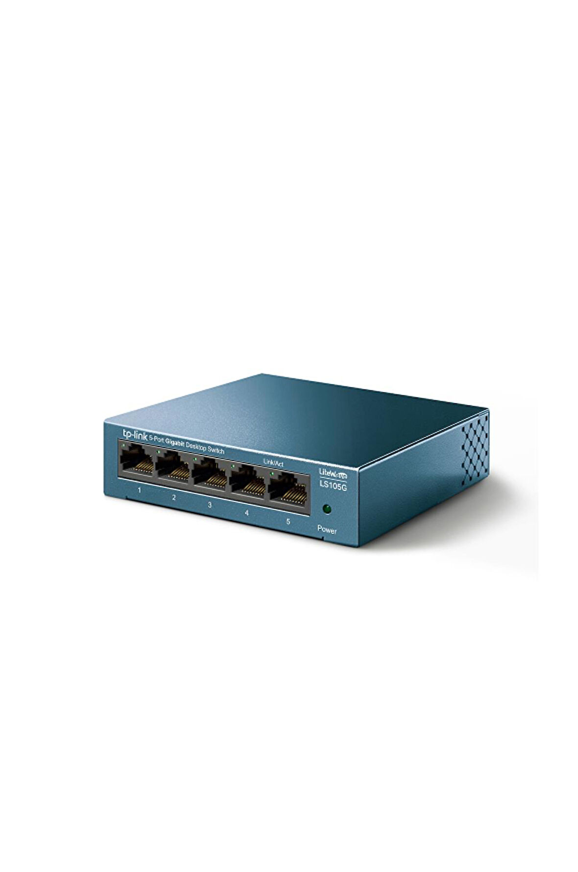 TP-LINK LS105G, Green Tech, 5 Port, GigaBit, Metal Kasa, Yönetilemez, Masaüstü Switch