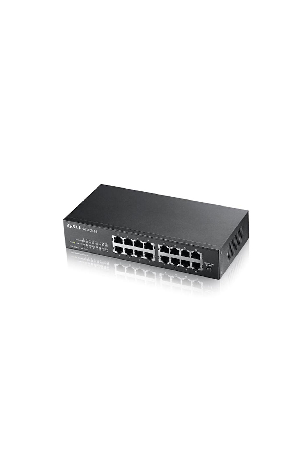 ZyXEL GS1100-16 V3, 16 Port, GigaBit, Yönetilemez, Masaüstü Switch