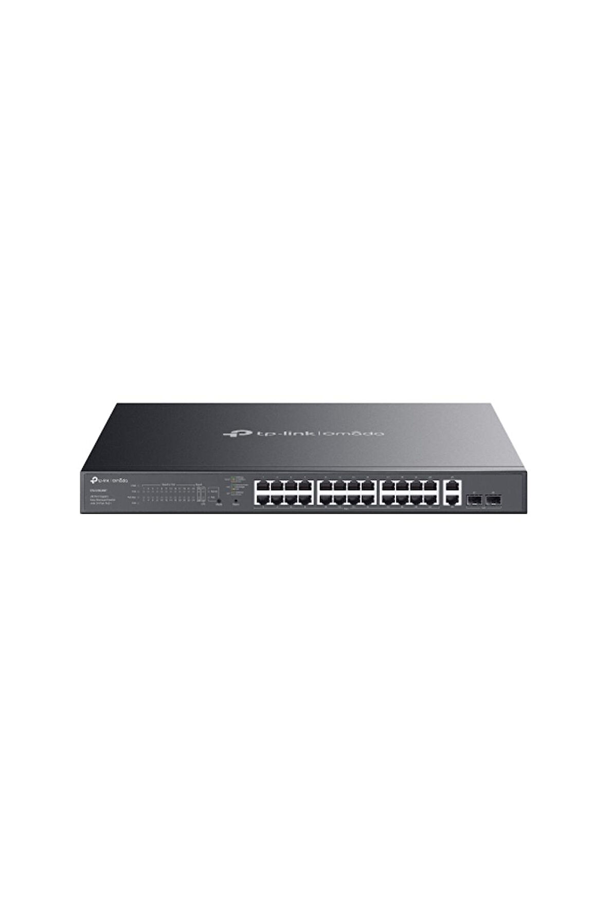 OMADA ES228GMP, 28 Port Gigabit, 24 Port Poe+, 2 Port Gigabit SFP, 384W, Yönetilebilir, Metal Kasa Rackmount Switch