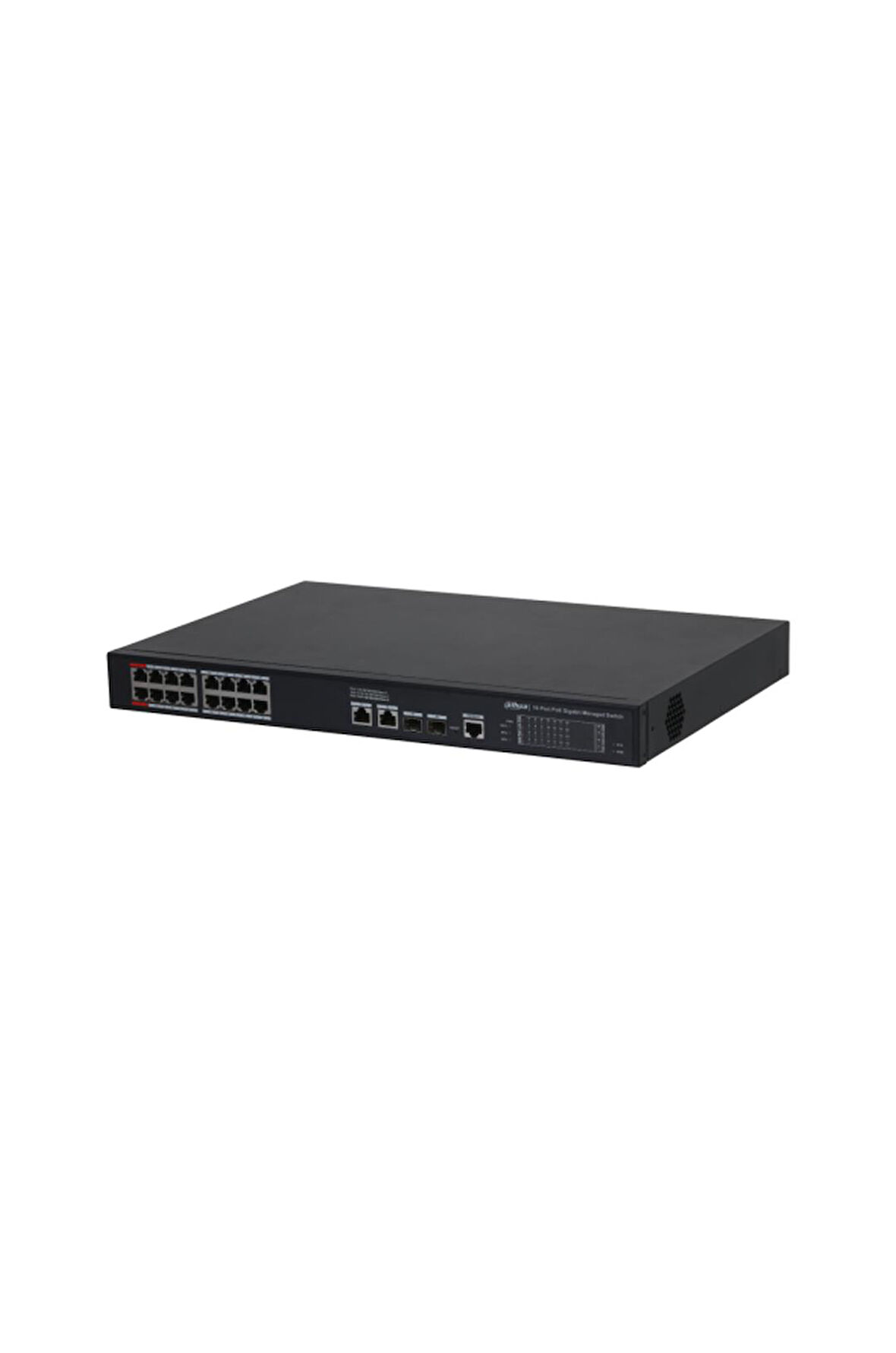 ZyXEL GS1350-26HP, 24 Port, GigaBit, PoE 375W, 2 Port GigaBit SFP, Yönetilebilir, Rackmount Switch