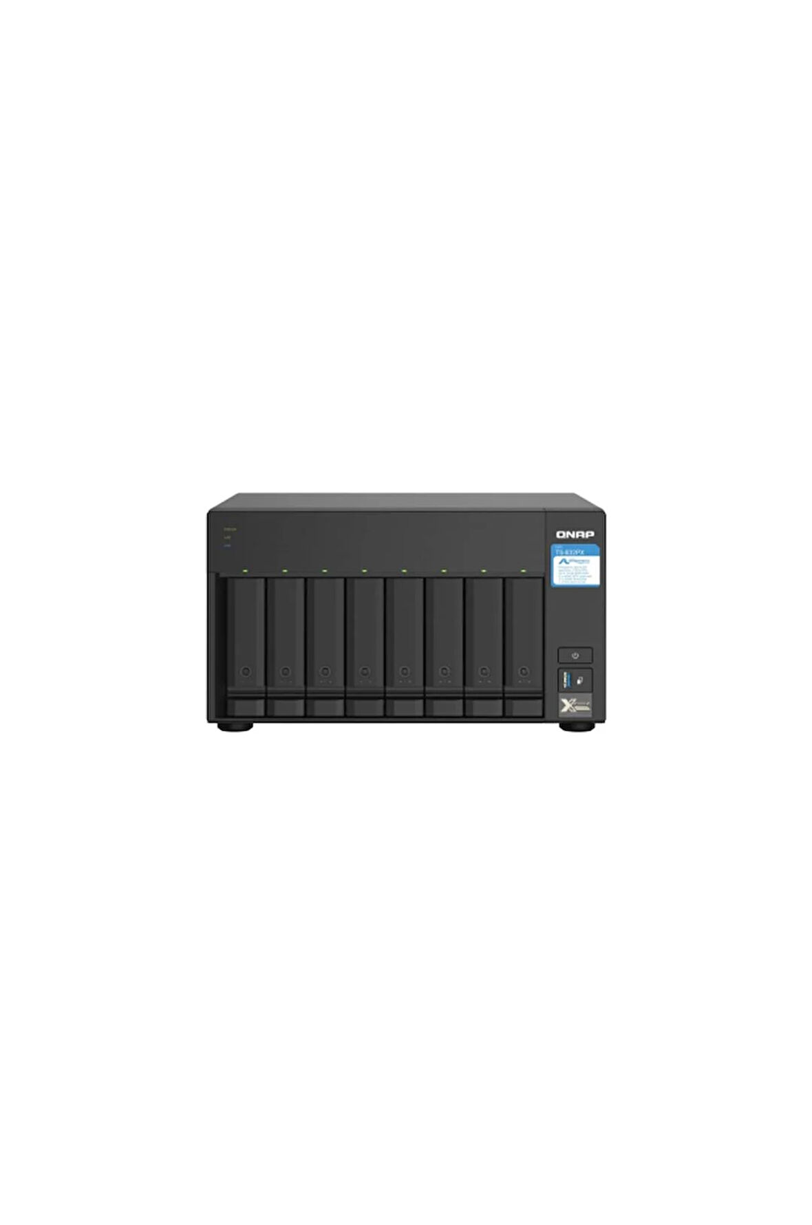 QNAP TurboNAS TS-832PX-4G, 4Gb Ram, 8xYuvalı, Tower NAS