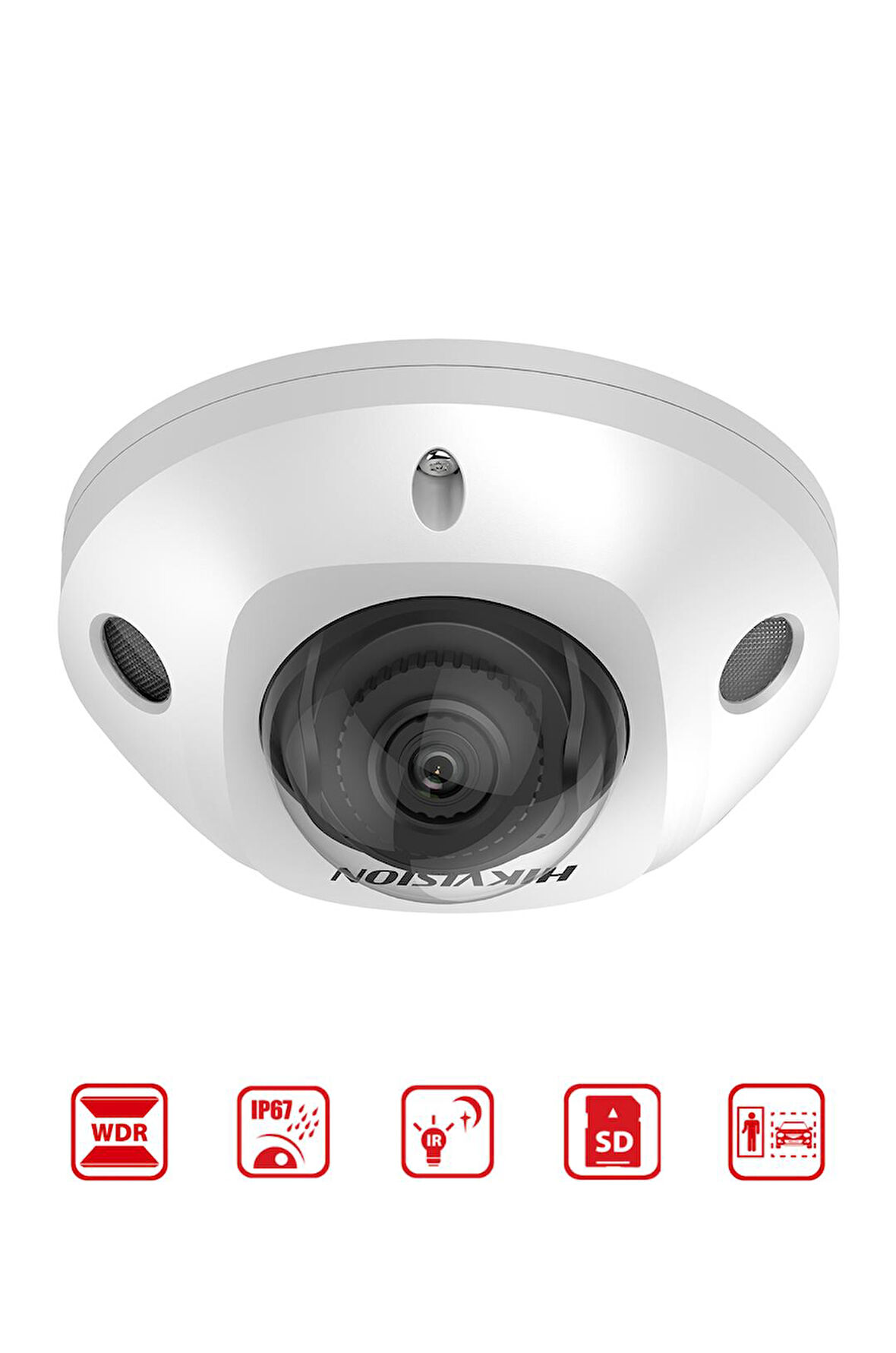 DS-2CD2523G2-LIS2U - 2MP IR Mini Dome Acusense Kamera Acusense + Smart Hybrid Light 