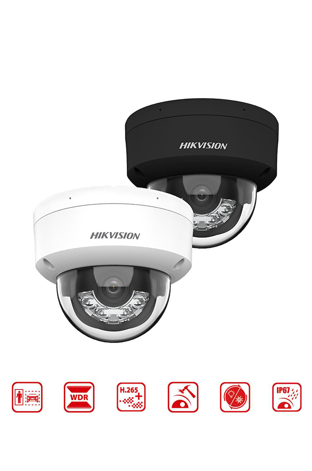 DS-2CD2143G2-LIS2U - 4M Smart Hybrit Light Dome Network Kamera Acusens WDR