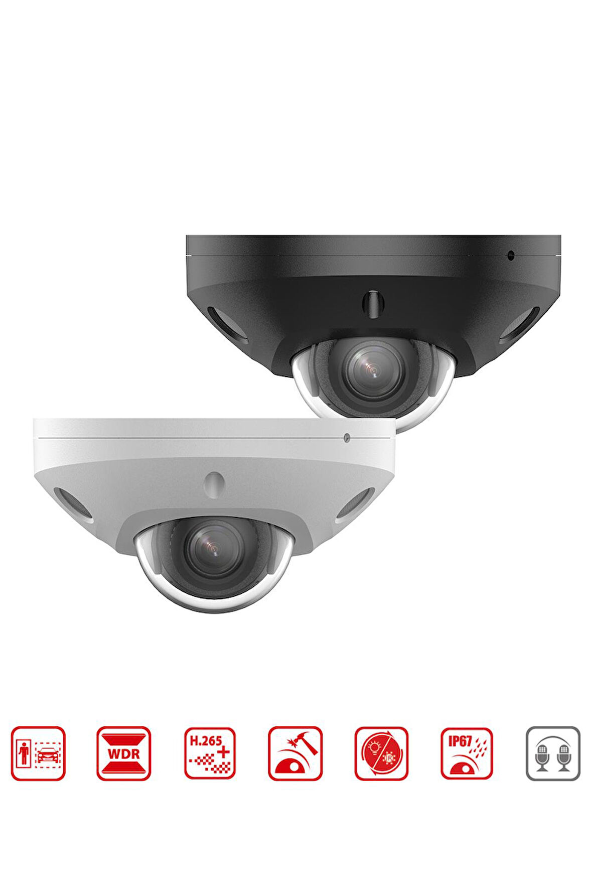 DS-2CD2543G2-LIS2U - 4M Smart Hybrit Light Dome Network Kamera Acusens WDR