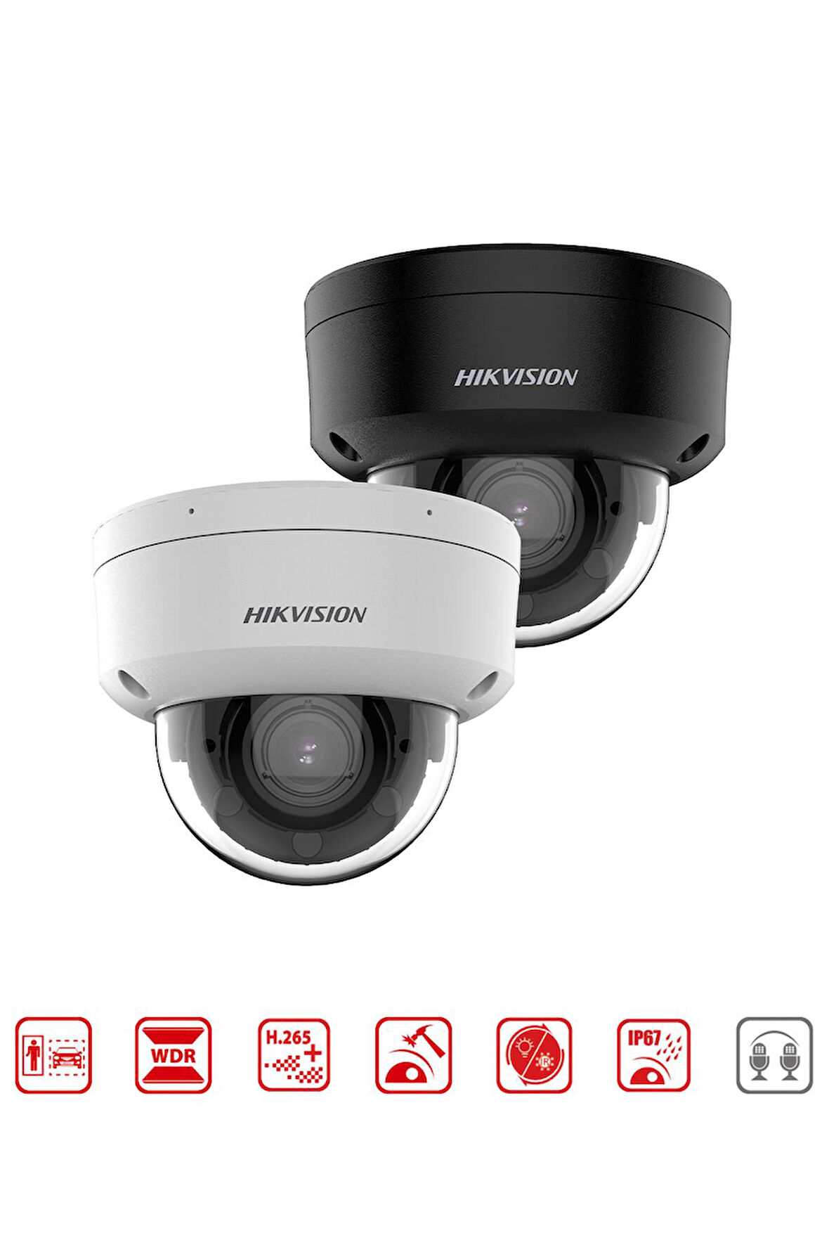 DS-2CD2743G2-LIZS2U - 4MP Motorize Varifokal Lensli Hybrid Light  Bullet Kamera WDR