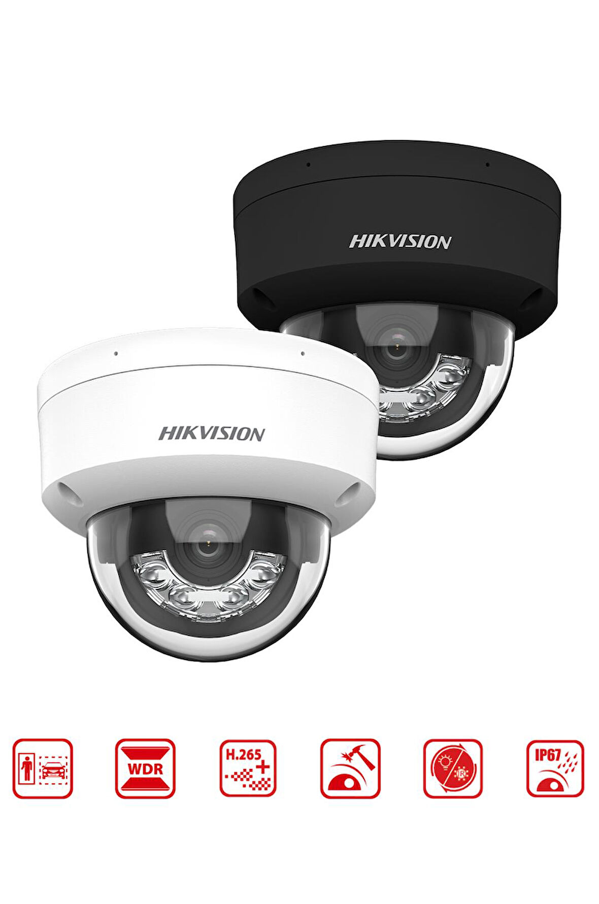 DS-2CD2183G2-LIS2U - 8MP Smart Hybrit Light Dome Camera Acusens VCA & WDR