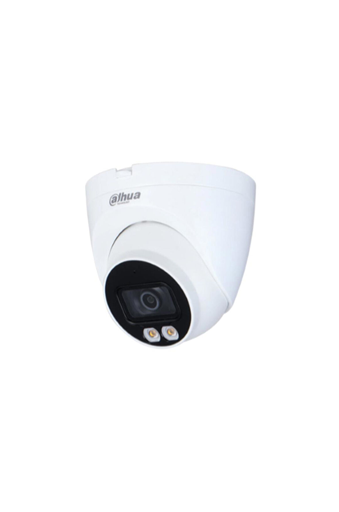 Dahua 2 MP Akıllı Çift Işıklı Turret/Dome  Kamera ( 30m IR+30m Beyaz Işık ) - Sesli
